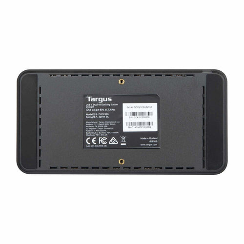Targus Laptop Dock 4K Ultra HD 65W Wired Replicator Black