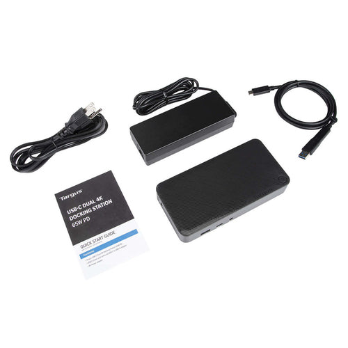 Targus Laptop Dock 4K Ultra HD 65W Wired Replicator Black