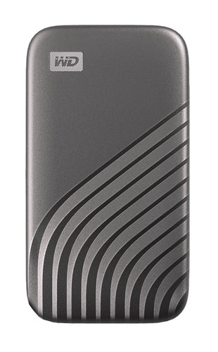 Portable SSD Western Digital My Passport 2TB USB-C 1050MB/s Grey - WDBAGF0020BGY-WESN