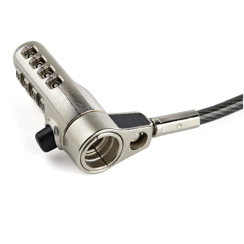Laptop Cable Lock StarTech 3-in-1 4-Digit Combination K-Slot Anti-Theft Steel - LTULOCK4D