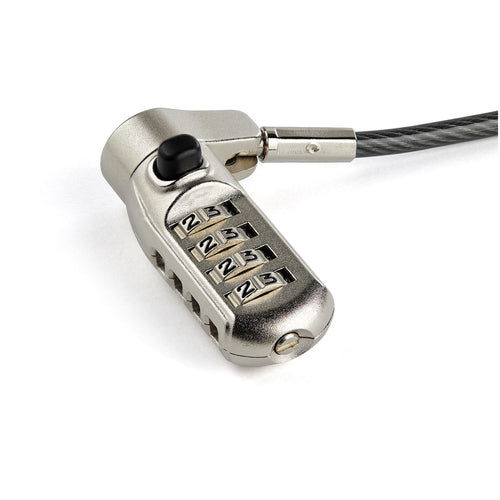 Laptop Cable Lock StarTech 3-in-1 4-Digit Combination K-Slot Anti-Theft Steel - LTULOCK4D