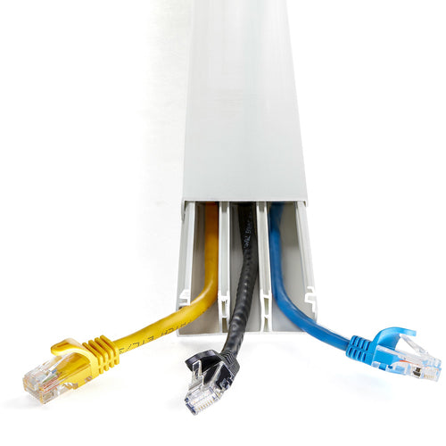 StarTech.com Cable Organizer CBMCWD5020 - 6.5ft PVC Cable Hider - White