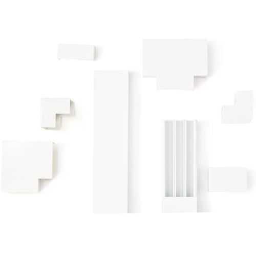 StarTech.com Cable Organizer CBMCWD5020 - 6.5ft PVC Cable Hider - White