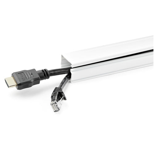 Cable Organizer 6ft PVC Wall Wire Duct System for Neat Cable Management