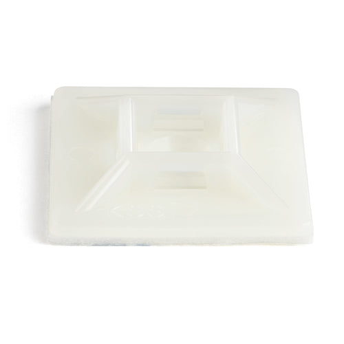 Cable Tie Mounts 100 Pack Adhesive Nylon Plastic 94V-2 Fire Rated