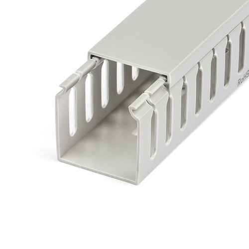 StarTech.com CBMWD5050 6.5ft PVC Cable Organizer - Grey - Efficient Cable Management