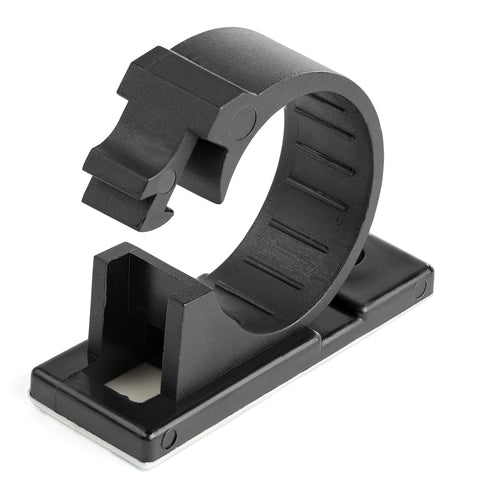 Cable Management Clips StarTech.com 100 Adhesive Black Nylon Self Adhesive UL/94V-2 Fire Rated - CBMCC3