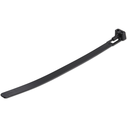 Cable Tie StarTech.com CBMZTRB6BK 6in Releasable Nylon 50lb Black 100 Pack