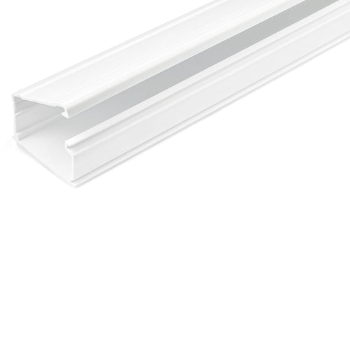 StarTech.com CBMOWD4527 6ft White Cable Organizer - PVC Cable Management Raceway