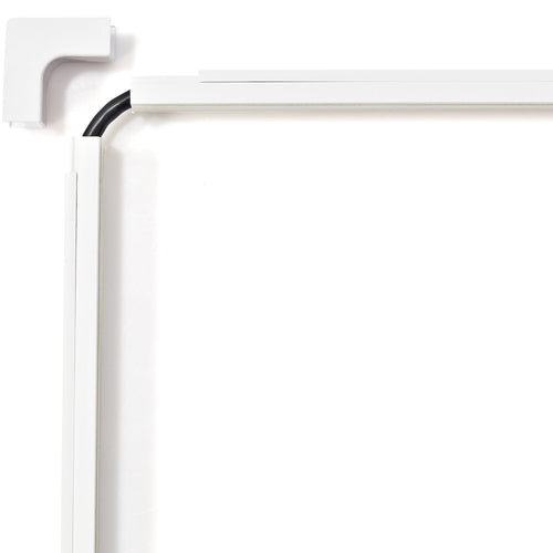 Cable Raceway Inside Corner Connectors 90 Degree White ABS 20 Pack