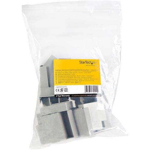 Cable Connector StarTech.com CBMWD3816L 20 Pack L-Type Durable ABS