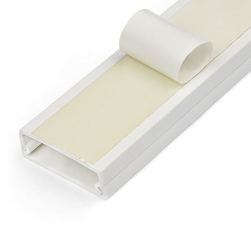 StarTech.com CBMWWD3211 Cable Organizer - Solid Cable Management Raceway - 3ft - White - PVC