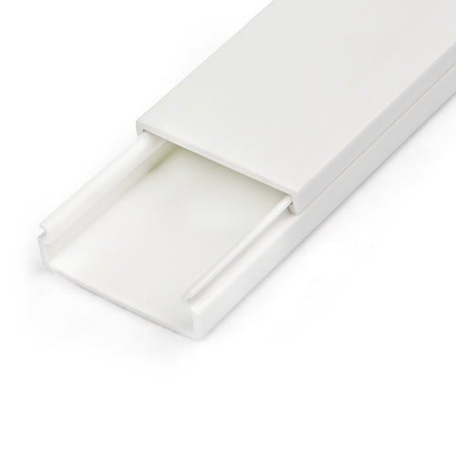 StarTech.com CBMWWD3211 Cable Organizer - Solid Cable Management Raceway - 3ft - White - PVC