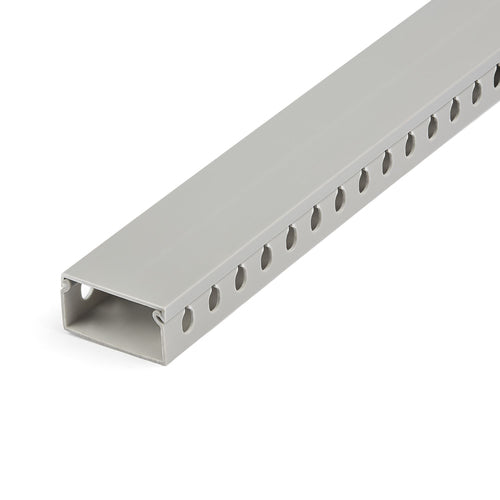 StarTech.com CBMWD5025 Cable Organizer | 6.5ft Cable Management Raceway | Grey PVC