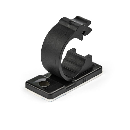 Cable Management Clips StarTech CBMCC2 100 Nylon Self-Adhesive Fire Rated Black