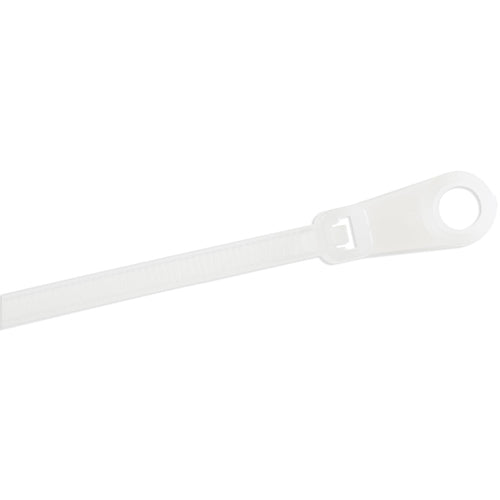 StarTech.com 8" Nylon Cable Ties - 50 Pack, 50lb Strength, White - Cable Management