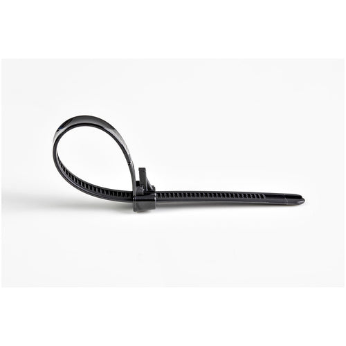 Cable Tie StarTech.com CBMZTRB5BK 5-Inch Reusable 50lb Black Nylon 100 Pack