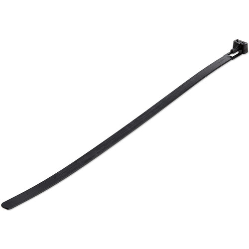Cable Tie StarTech CBMZTRB10BK 10-Inch 50lb Tensile Releasable Nylon 100 Pack