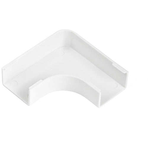 Cable Raceway L Connector 90 Degree Right Angle White 20 Pack