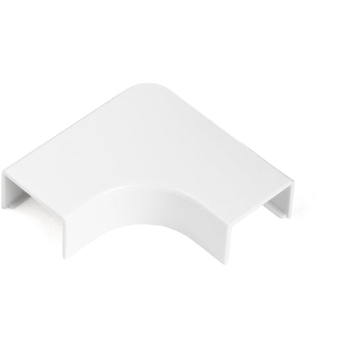 Cable Raceway L Connector 90 Degree Right Angle White 20 Pack