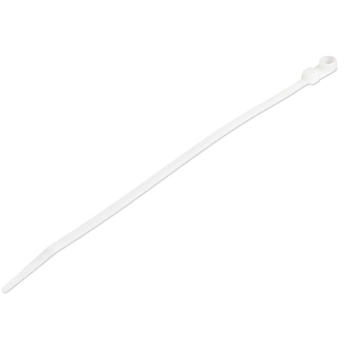 StarTech.com 8" Nylon Cable Ties - 50 Pack, 50lb Strength, White - Cable Management