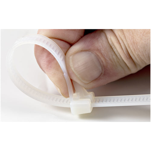 StarTech.com Reusable Cable Tie 10" | 50lb Strength | 100 Pack | White
