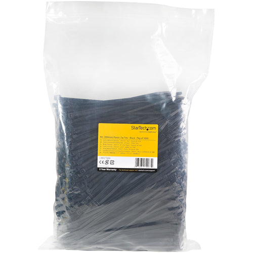 Cable Tie StarTech.com CBMZT8BK 8 Inch 50lb Tensile Nylon Black