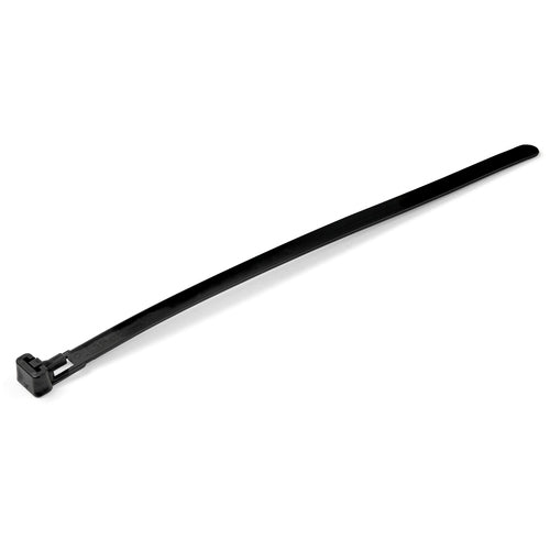 Cable Tie StarTech.com CBMZTRB8BK 8-Inch Nylon 50 lb Black Pack of 100