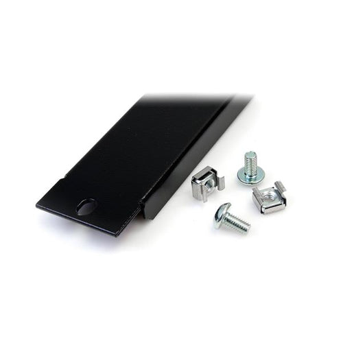 Rack Accessory StarTech 1U Blank Panel Steel Black 19-Inch