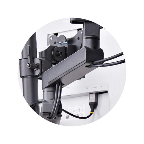 Monitor Mount StarTech.com 3MP2AG Triple Arm VESA 75x75/100x100 Tool-Less Adjustments - 3MP2AG-MONITOR-ARM