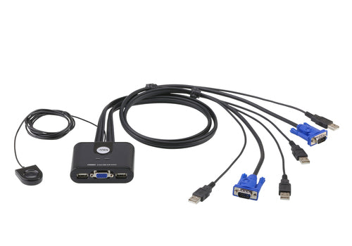KVM Switch ATEN CS22U 2048x1536 QXGA Black