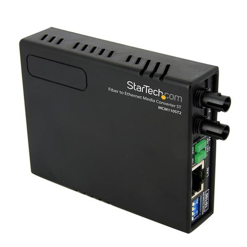 Network Media Converter StarTech.com MCM110ST2 10/100 Multi-Mode Fiber Copper 2km 100Mbit/s