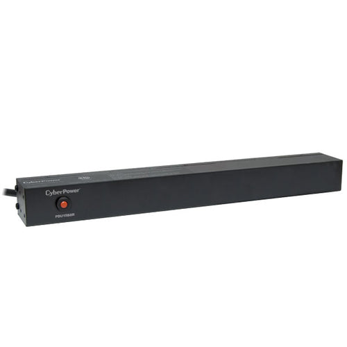 Power Distribution Unit CyberPower PDU15B8R 8 AC Outlets 1U NEMA 5–15R