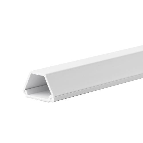 Cable Raceway Duct 6ft 2-Piece Mounting Kit White PVC