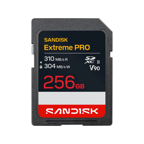 SanDisk Extreme PRO SD UHS-II V90 Card - 256GB