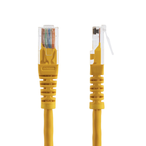 Cat5e Networking Cable 10ft Yellow U/UTP RJ45 StarTech.com