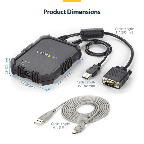 KVM Switch StarTech.com NOTECONS02X Full HD 1920x1200 Rugged Housing
