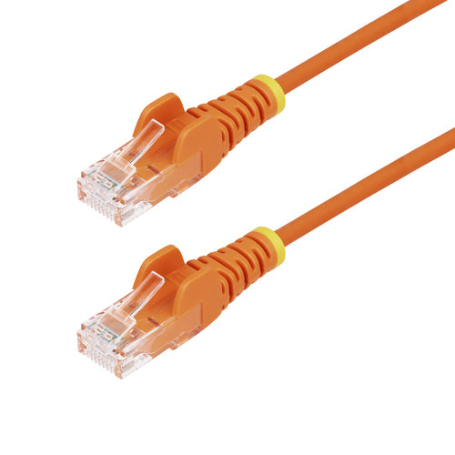 25ft CAT6 Slim Ethernet Cable Snagless UTP 100W PoE Orange