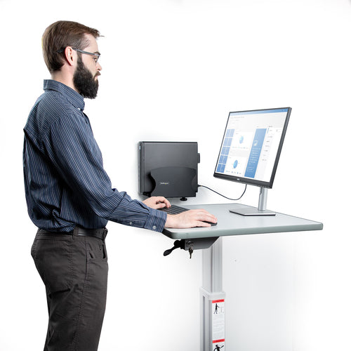 Wall-Mounted CPU Holder Bracket Heavy-Duty Adjustable 40lb Support Desktop Tower