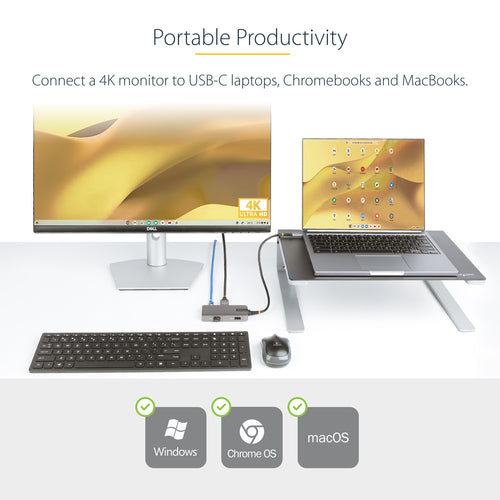 USB-C Multiport Adapter StarTech.com 4K 60Hz HDMI 100W Power Delivery