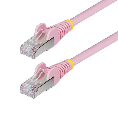 CAT6a Ethernet Cable StarTech NLPN-6IN 10GbE 6-inch Pink Snagless