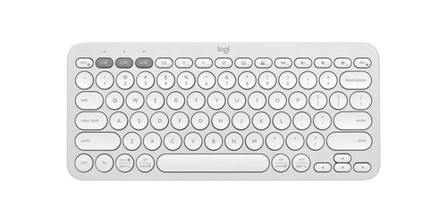 Wireless Bluetooth Keyboard Logitech Pebble Keys 2 K380s QWERTY White