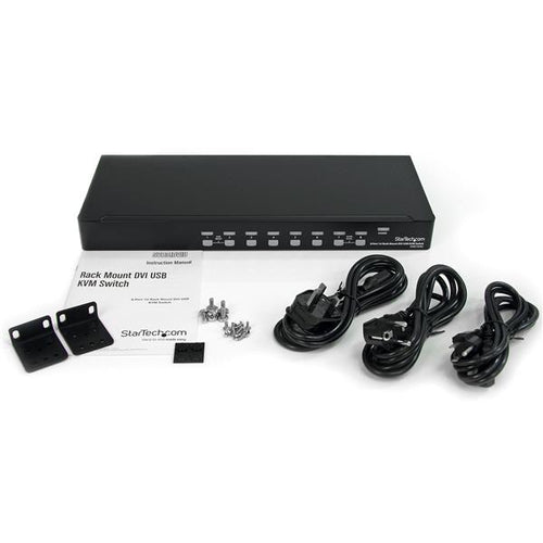 KVM Switch StarTech.com SV831DVIU 8-Port DVI USB 1920x1200 Rackmount