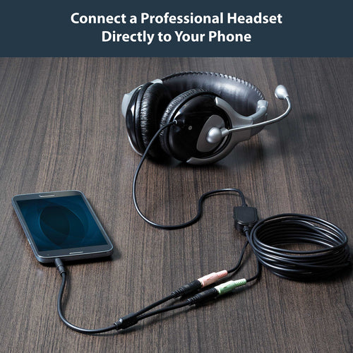 Audio Splitter StarTech MUYHSMFF 3.5mm 4-Position to 3-Position 2-Position Male Female - MUYHSMFF