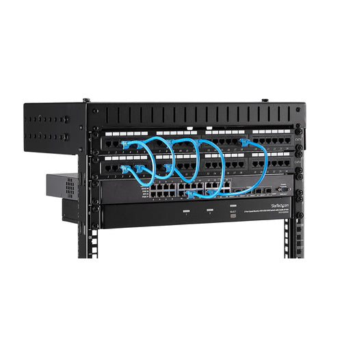 Network Rack StarTech.com RK812WALLOA 8U 61.2kg Adjustable Depth Wall Mount - RK812WALLOA