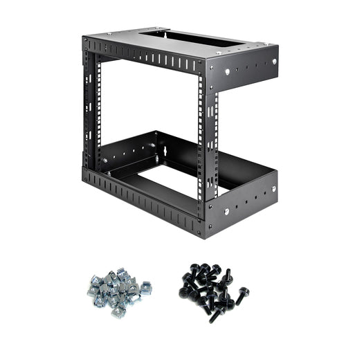 Network Rack StarTech.com RK812WALLOA 8U 61.2kg Adjustable Depth Wall Mount - RK812WALLOA