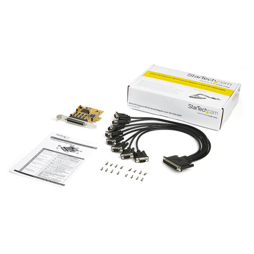 RS232 Serial Adapter StarTech PEX8S1050 8-Port PCIe ESD Protection