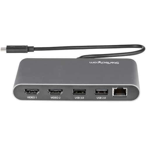 StarTech.com TB3DKM2HDL laptop dock/port replicator