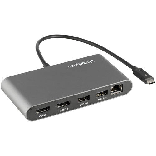 StarTech.com TB3DKM2HDL laptop dock/port replicator