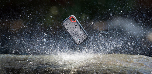 Portable SSD SanDisk Extreme 1TB USB-C 1050MB/s Password Protection - SDSSDE61-1T00-G25
